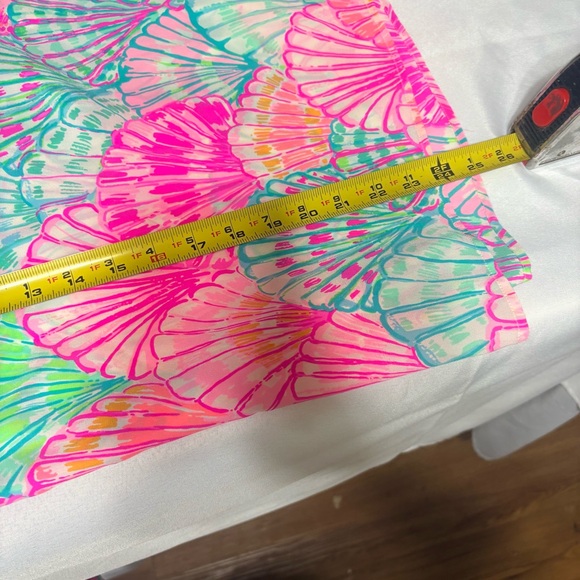 Lilly Pulitzer Pink and Green Shell Print Blouse - Picture 9 of 11